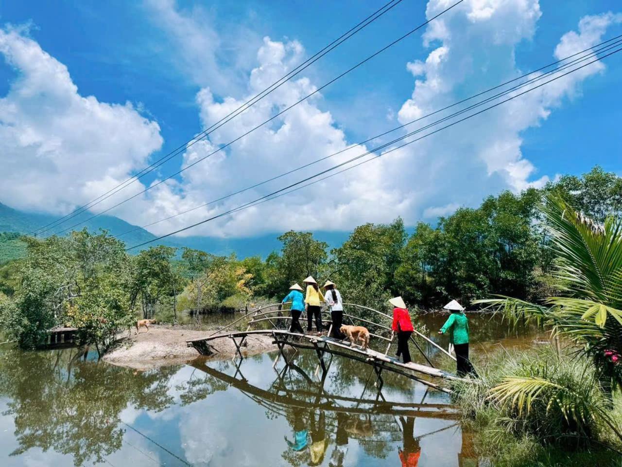 Homie Hava Homestay Lang Co Bagian luar foto